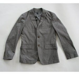 HUGO BOSS HARTLAY JACKET IN GREY SLIM BLAZER